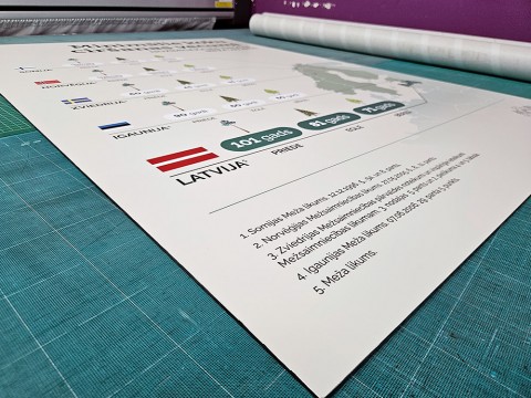 Sticker printing and application on Neobond.