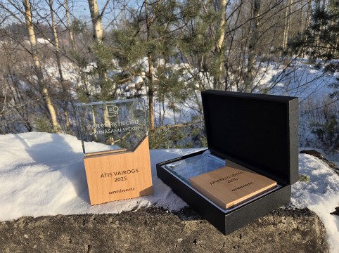Trophy with engraving