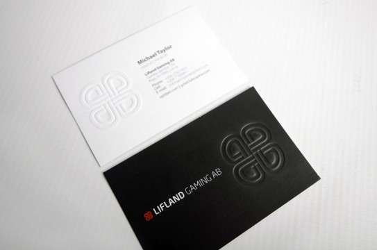 business cards production