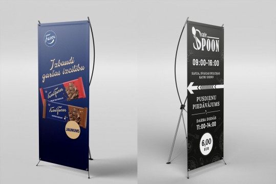 X-banner - mobile stand